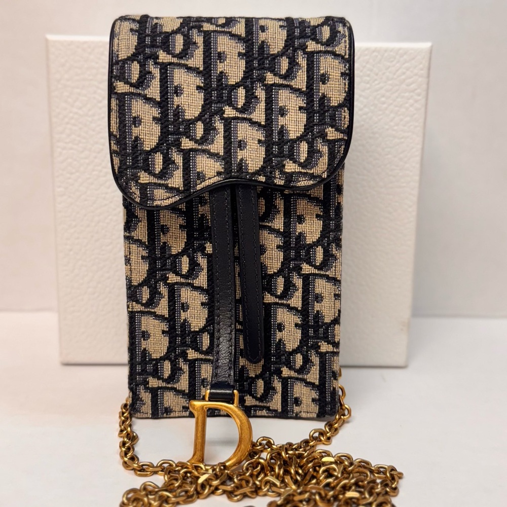 Dior Black and Cream Crossbody Bag